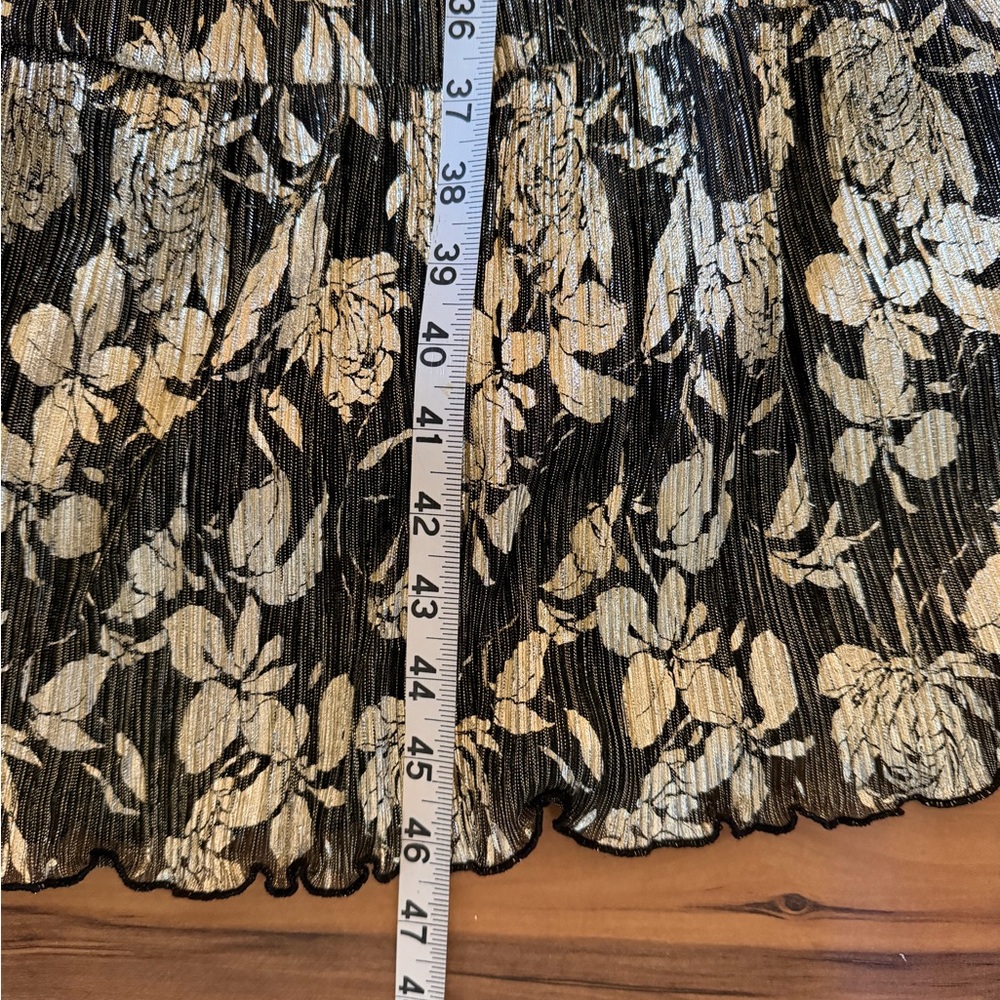 Soft Surroundings Black and Gold Floral Dress - Picture 11 of 11